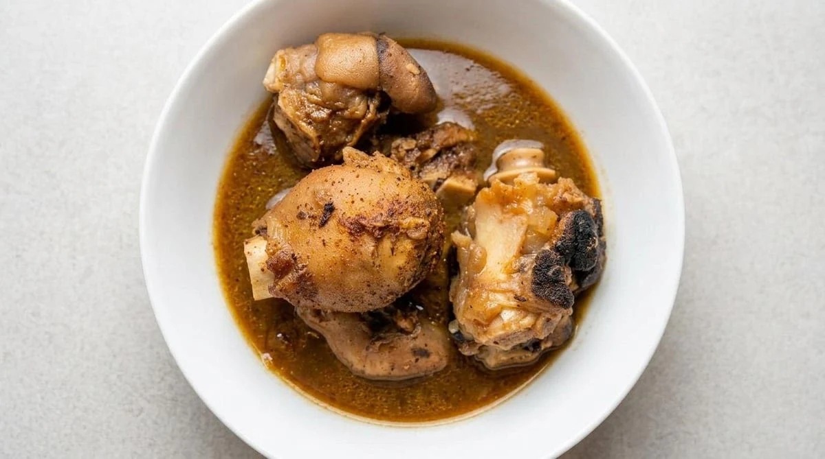 Assorted Nigerian soups made with West African spices at Village Pot Winnipeg